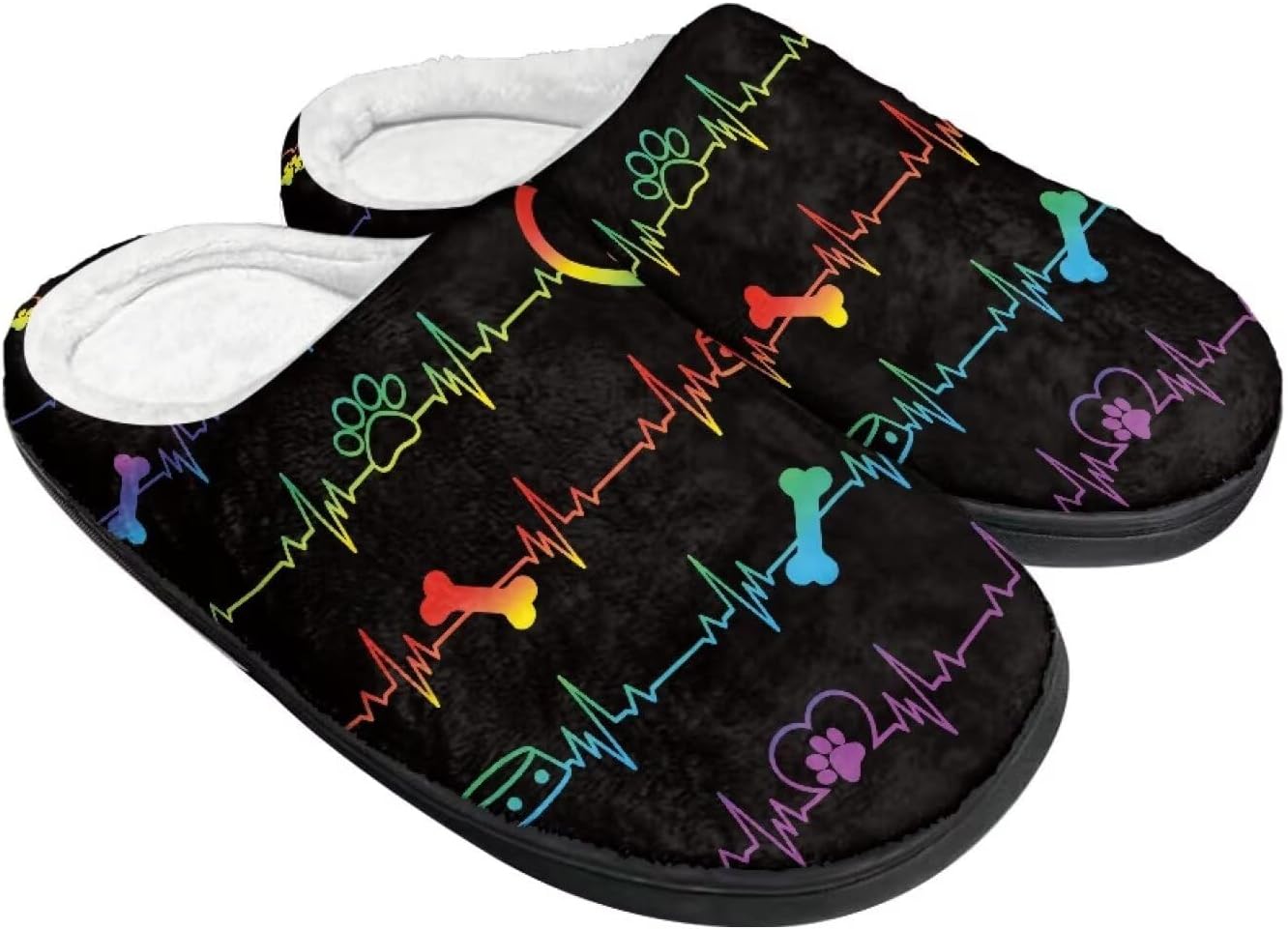 Тапочки COEQINE для спальни, женские и мужские, мягкие и теплые для дома на зиму, легкие домашние обувь, размер США 4-12, Heart Multi Paw Print
Тапочки COEQINE для спальни, женские и мужские, мягкие и теплые для дома на зиму, легкие домашние обувь, размер США 4-12, Heart Multi Paw Print