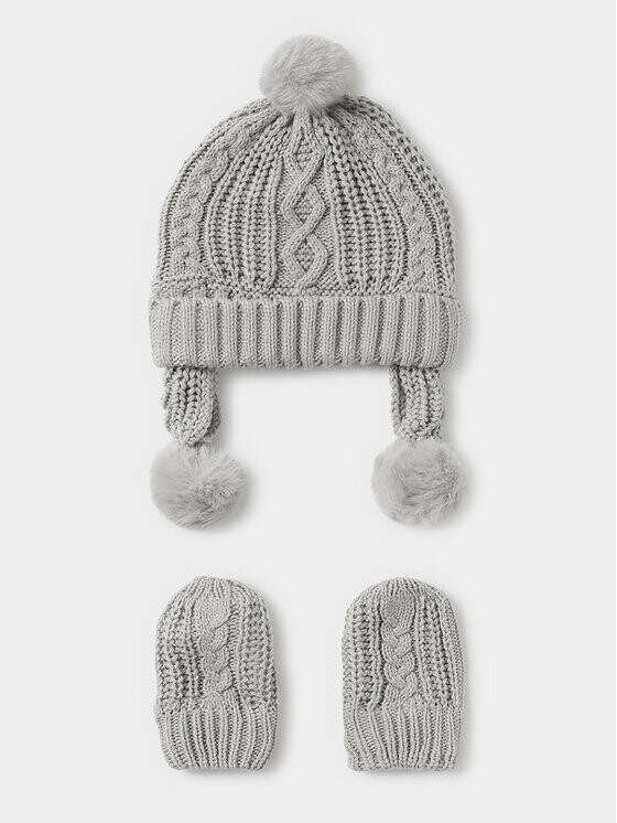 Комплект из шапки и перчаток стандартного кроя Mayoral, серый
Комплект из шапки и перчаток стандартного кроя Mayoral, серый