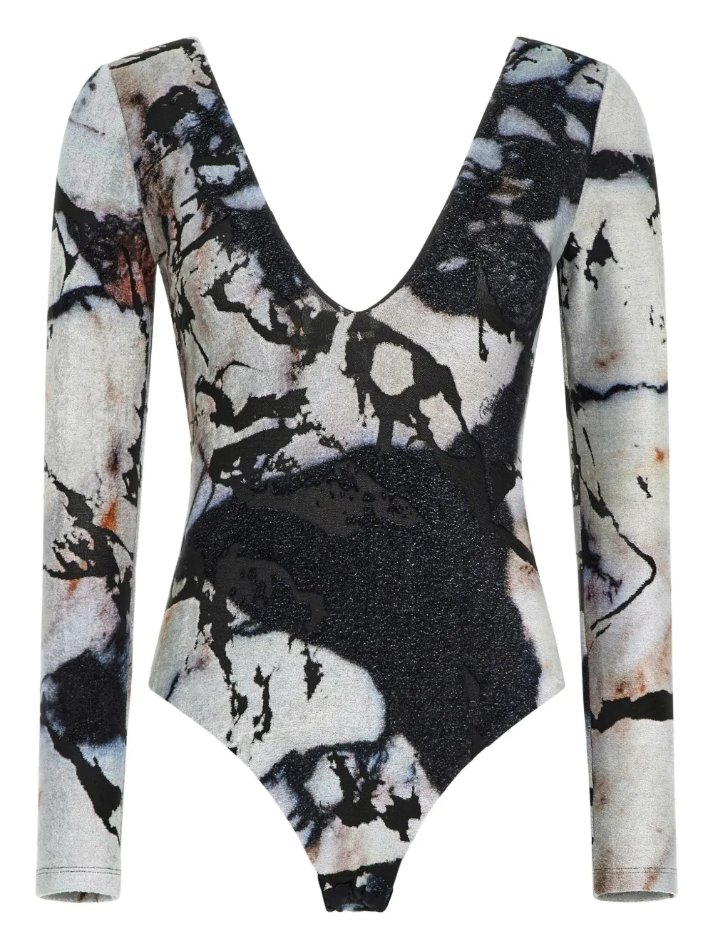 Боди с мраморным принтом Roberto Cavalli, черный
Боди с мраморным принтом Roberto Cavalli, черный