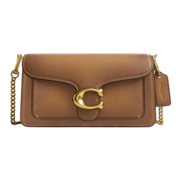 COACH Кожаная сумка через плечо малая женская медово-коричневая
COACH Кожаная сумка через плечо малая женская медово-коричневая