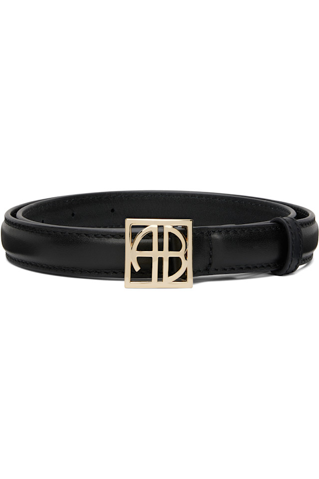 Ремень с монограммой Anine Bing, черный
Ремень с монограммой Anine Bing, черный