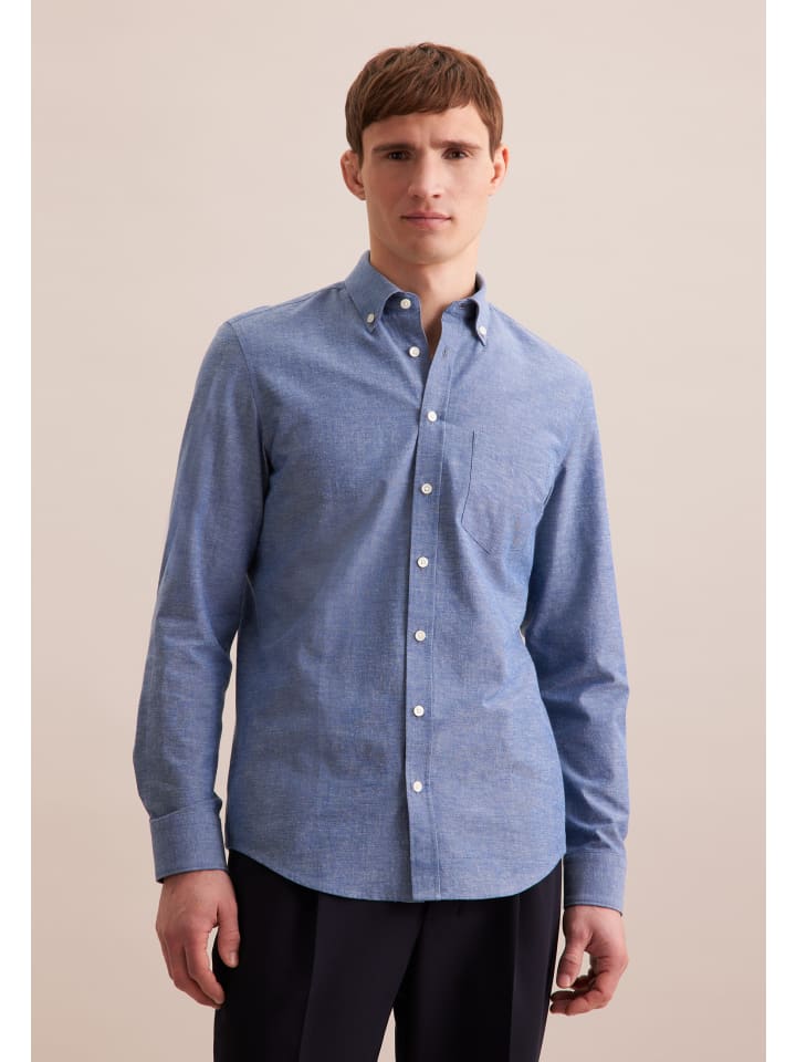 Рубашка Seidensticker, средне-синий
Рубашка Seidensticker, средне-синий