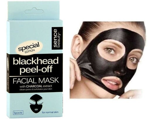 Маска от черных точек с углем 5 шт. NL Sence Beauty Black Mask, Maxbrands Marketing
Маска от черных точек с углем 5 шт. NL Sence Beauty Black Mask, Maxbrands Marketing