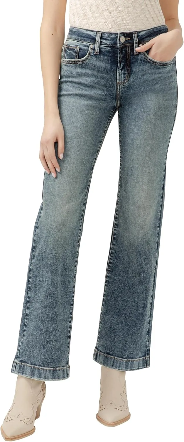 Silver Jeans Co. Женские джинсы Suki Mid Rise Curvy Fit Trouser Leg
Silver Jeans Co. Женские джинсы Suki Mid Rise Curvy Fit Trouser Leg