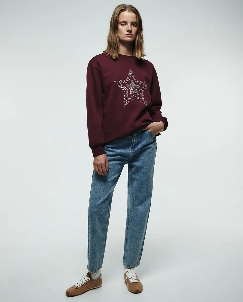 Толстовка с блестящей звездой Sfera, бордовый
Толстовка с блестящей звездой Sfera, бордовый