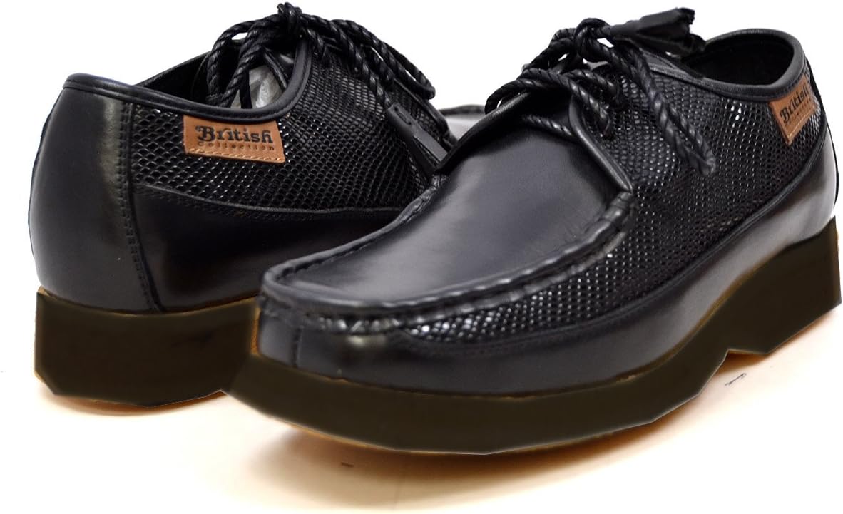 Туфли British Collection - Crown Croc Suede and Croc Lace Up Men Shoes, черный
Туфли British Collection - Crown Croc Suede and Croc Lace Up Men Shoes, черный