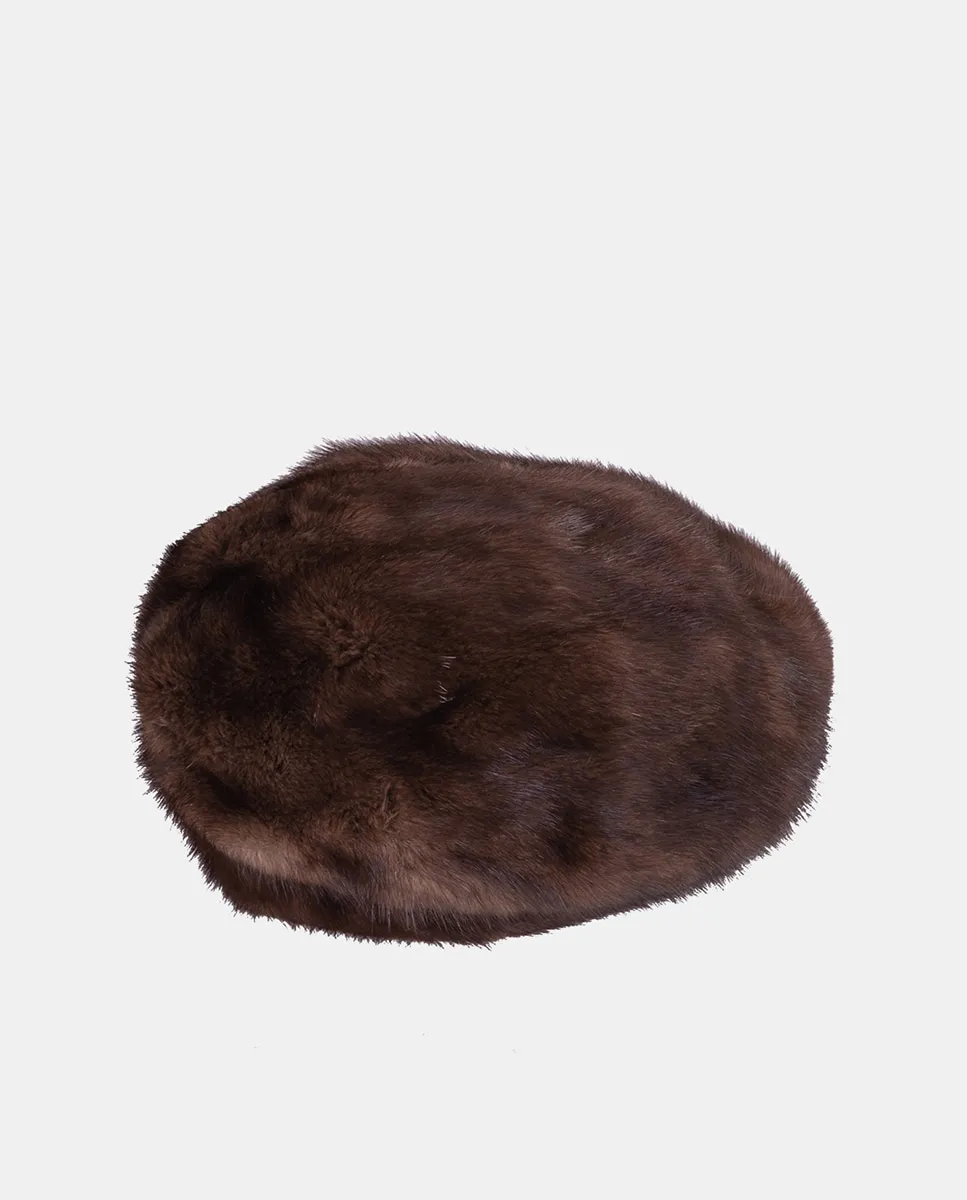 Берет из натурального меха коричневого цвета IN.ES
Берет из натурального меха коричневого цвета IN.ES