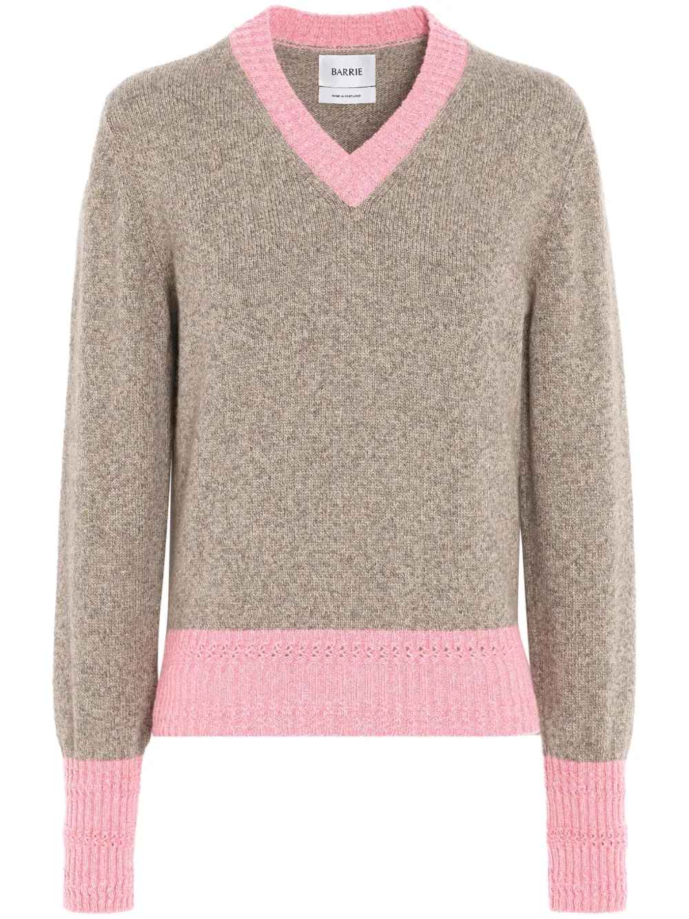 Кашемировый свитер с V-образным вырезом Barrie, нейтральный
Кашемировый свитер с V-образным вырезом Barrie, нейтральный