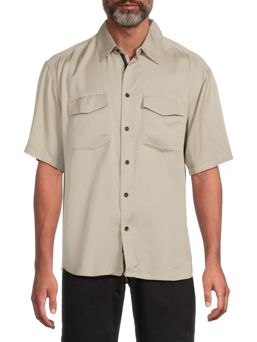 Рубашка из модала с двумя карманами rag & bone, цвет Elephant Grey
Рубашка из модала с двумя карманами rag & bone, цвет Elephant Grey