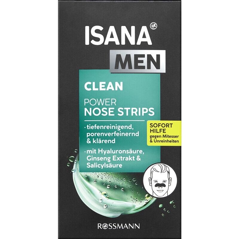 Полоски для носа Clean Power ISANA, 3 шт.
Полоски для носа Clean Power ISANA, 3 шт.