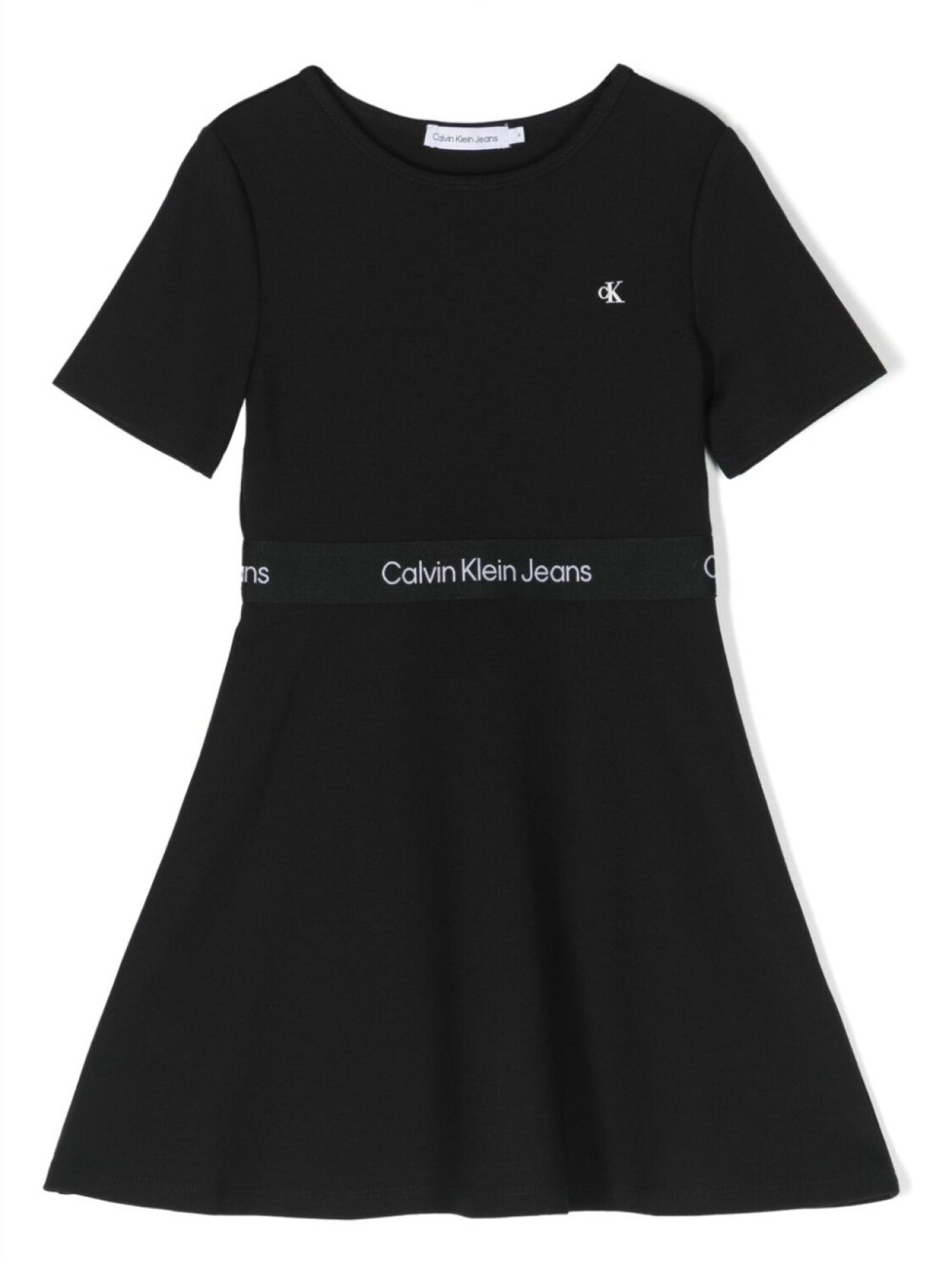 Платье с короткими рукавами и вышитым логотипом Calvin Klein Kids, черный
Платье с короткими рукавами и вышитым логотипом Calvin Klein Kids, черный