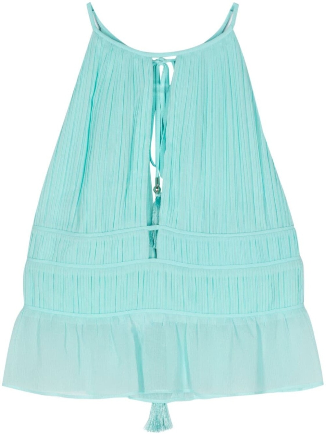 Patrizia Pepe плиссированный топ без рукавов, синий
Patrizia Pepe плиссированный топ без рукавов, синий