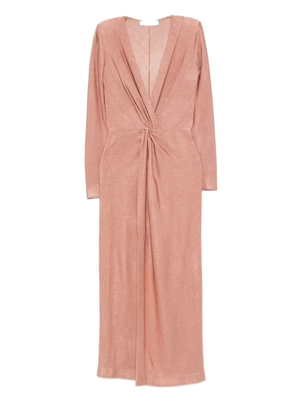 Платье миди с блестками и перекручивающимся спереди Antonino Valenti, розовый
Платье миди с блестками и перекручивающимся спереди Antonino Valenti, розовый