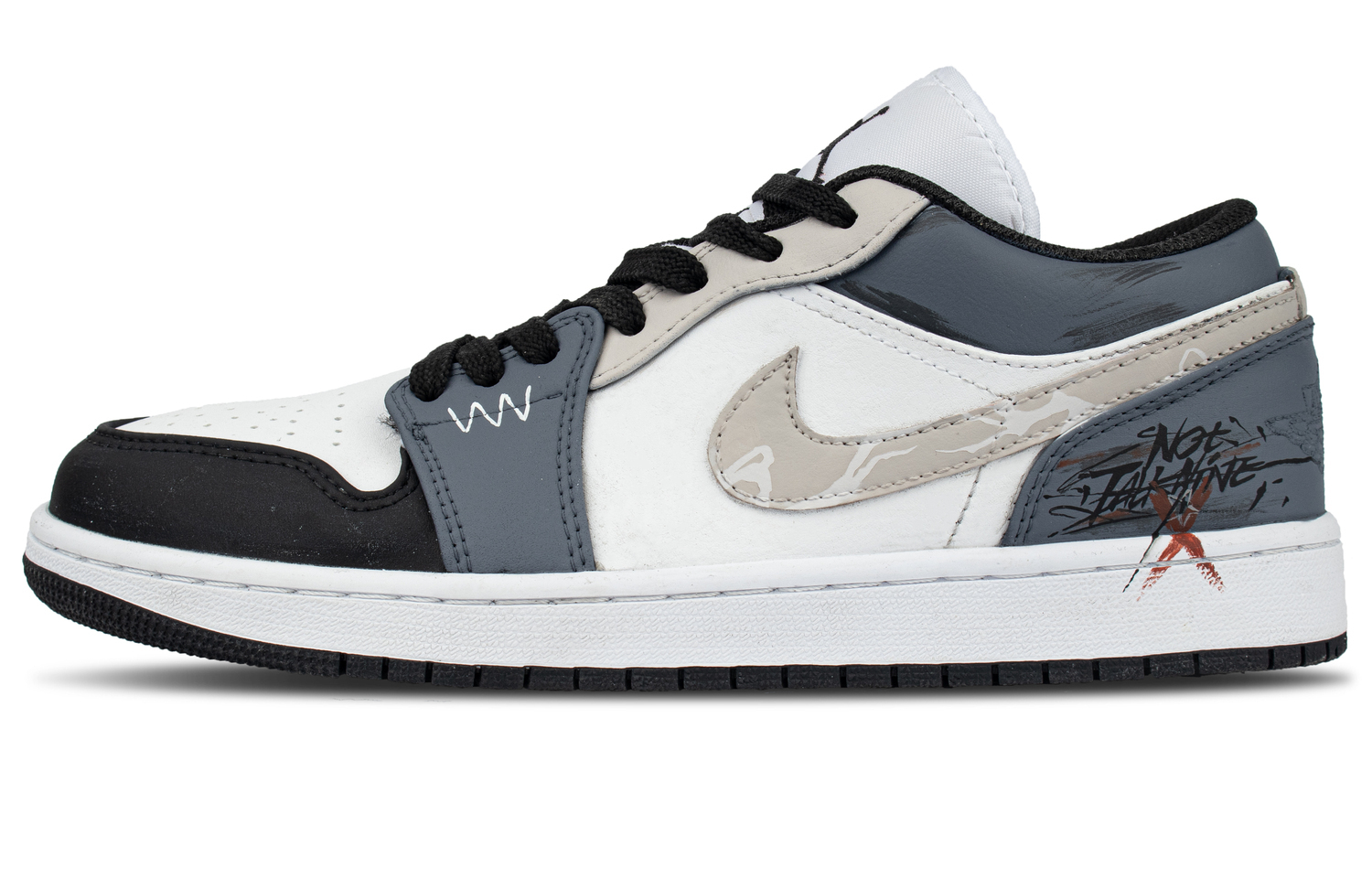 Jordan Air 1 Leather Coverage Low top Skateboard Shoes Unisex Ink Blue Black
Jordan Air 1 Leather Coverage Low top Skateboard Shoes Unisex Ink Blue Black