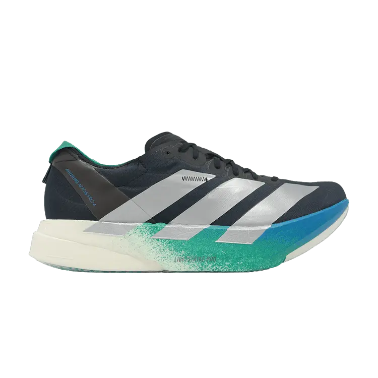 Кроссовки Adizero Adios Pro 4 'Black Silver Glory Green', черный
Кроссовки Adizero Adios Pro 4 'Black Silver Glory Green', черный