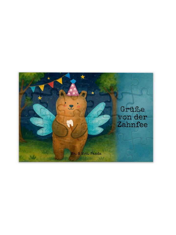 Mr. & Mrs. Panda Дизайн пазла «Медведь и Зубная фея» с надписью белым цветом
Mr. & Mrs. Panda Дизайн пазла «Медведь и Зубная фея» с надписью белым цветом