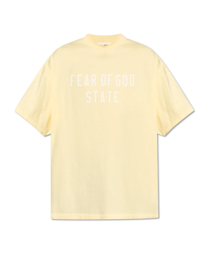 Футболка с напечатанным логотипом Fear Of God, желтый
Футболка с напечатанным логотипом Fear Of God, желтый