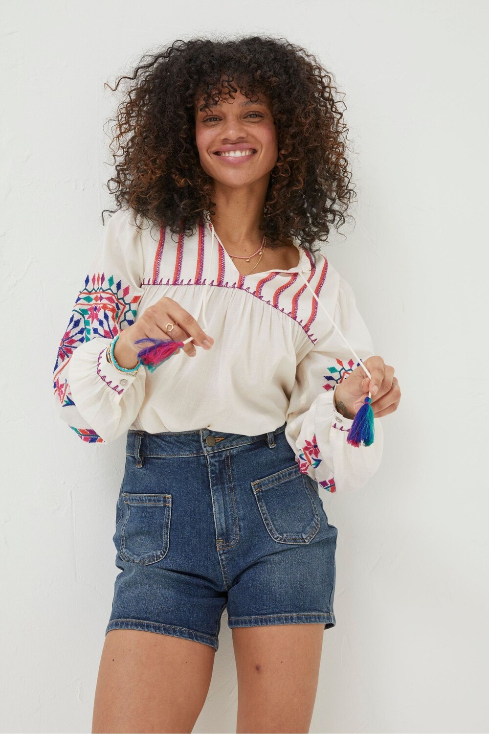 Джинсовые шорты FatFace Paige Fat Face, синий
Джинсовые шорты FatFace Paige Fat Face, синий