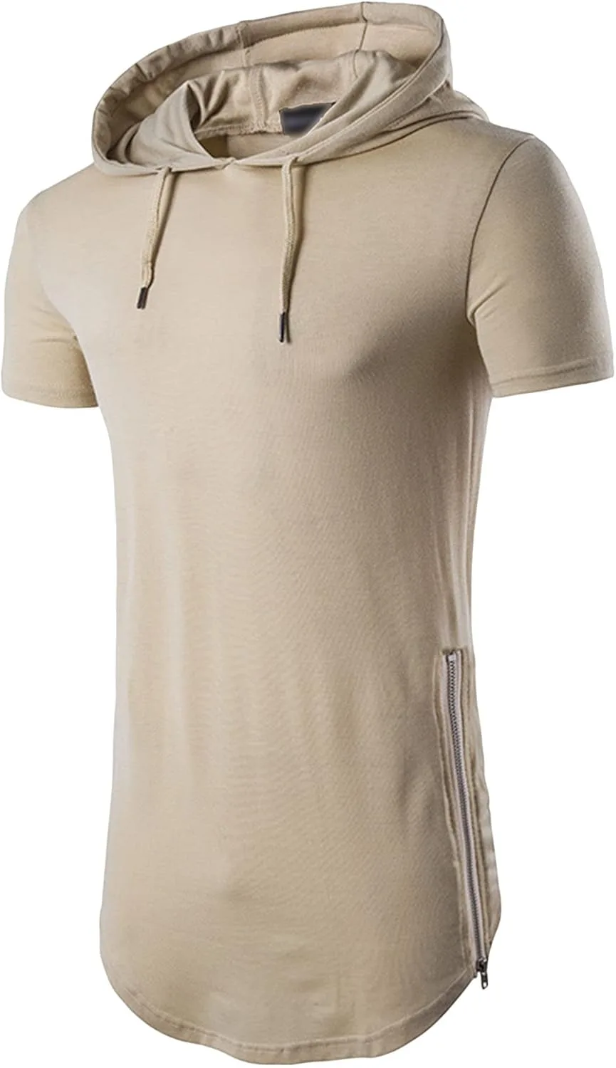 JEsilunmaMY мужская худи с боковой молнией, короткий рукав, slim fit, длинная линия, однотонный цвет
JEsilunmaMY мужская худи с боковой молнией, короткий рукав, slim fit, длинная линия, однотонный цвет