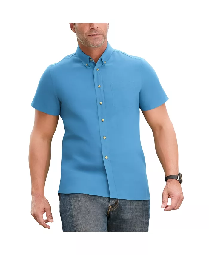 Мужская спортивная рубашка с коротким рукавом, не требующая глажки KingSize, синий
Мужская спортивная рубашка с коротким рукавом, не требующая глажки KingSize, синий