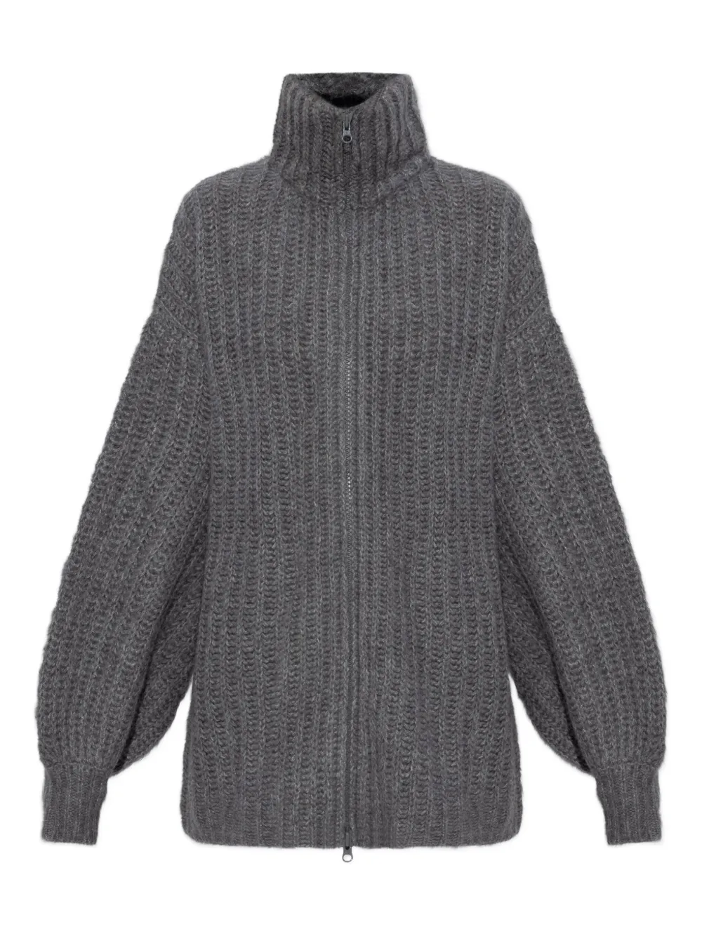 Кардиган на молнии с объемными рукавами Lisa Yang, серый
Кардиган на молнии с объемными рукавами Lisa Yang, серый