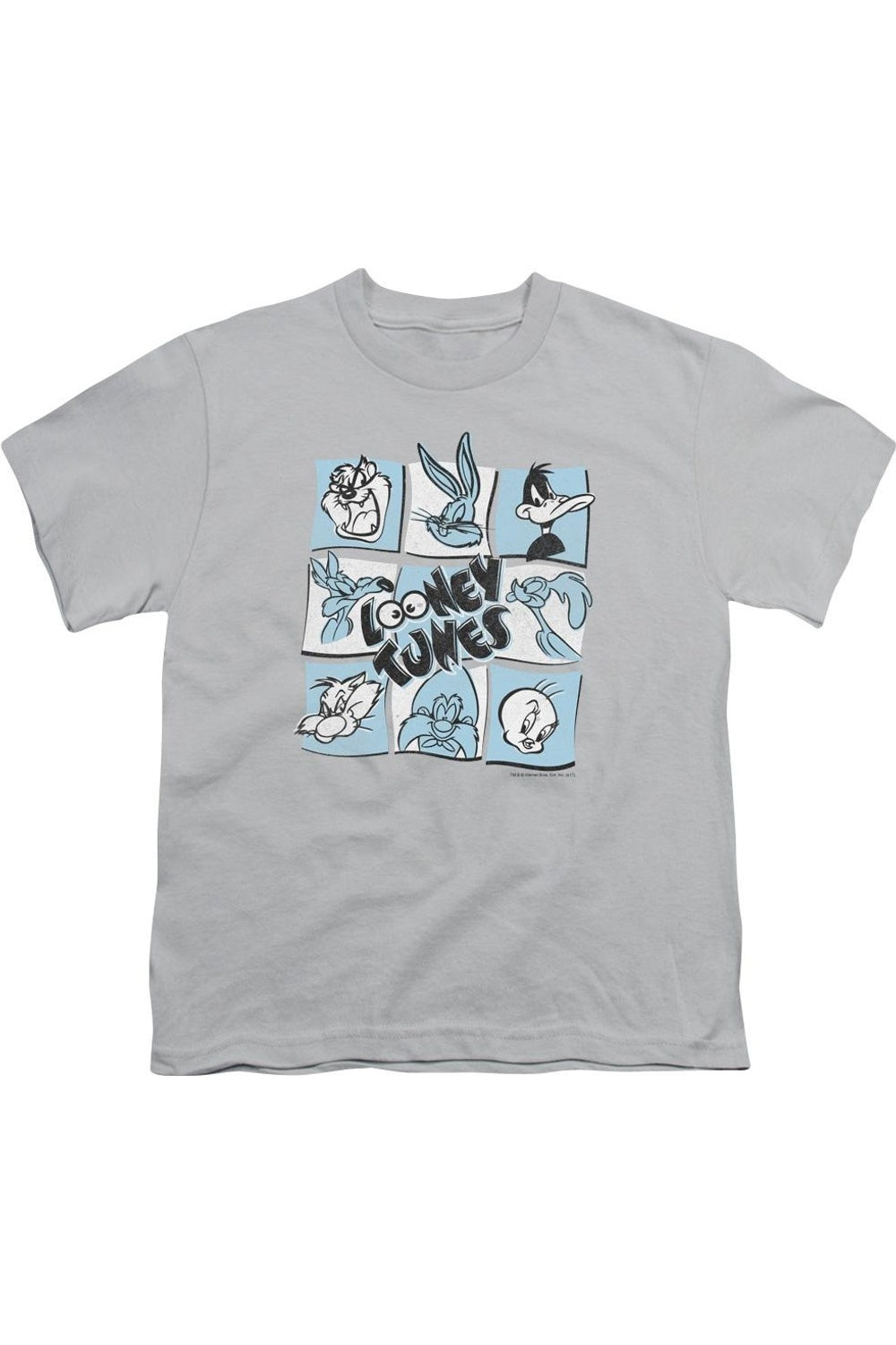 Футболка с коротким рукавом Looney Tunes The Looney Bunch для детей Gildan, серебряный 
Футболка с коротким рукавом Looney Tunes The Looney Bunch для детей Gildan, серебряный