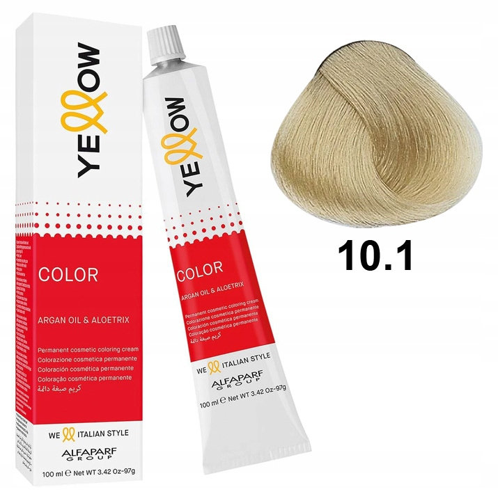 Перманентная краска Alfaparf YELLOW Color 10.1 100 мл
Перманентная краска Alfaparf YELLOW Color 10.1 100 мл