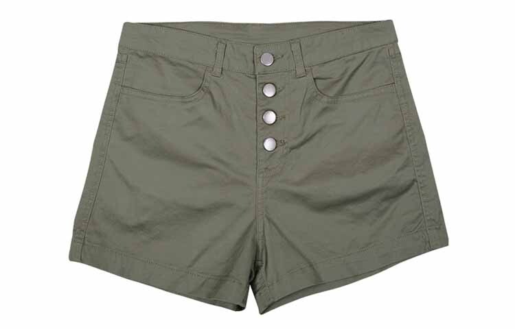 Женские повседневные шорты Converse, цвет Army Green 
Женские повседневные шорты Converse, цвет Army Green