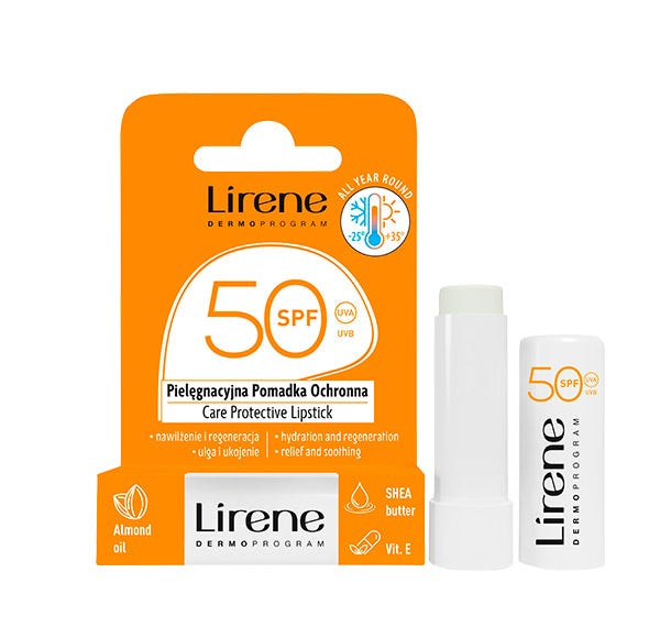 Защитный бальзам для губ LIRENE Spf 50 Lipstick
Защитный бальзам для губ LIRENE Spf 50 Lipstick