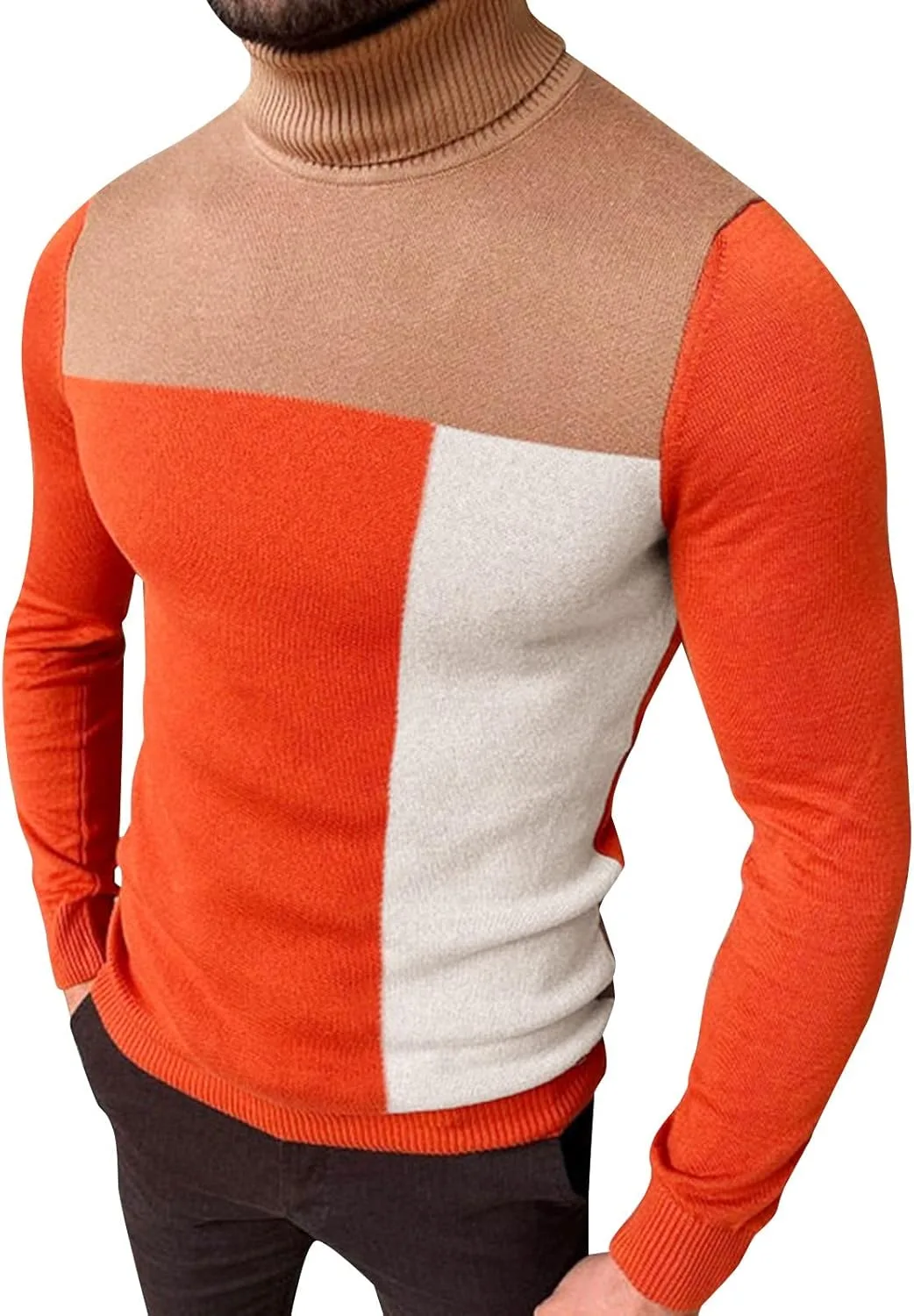 Свитер для мужчин водолазка с длинным рукавом
Свитер для мужчин водолазка с длинным рукавом