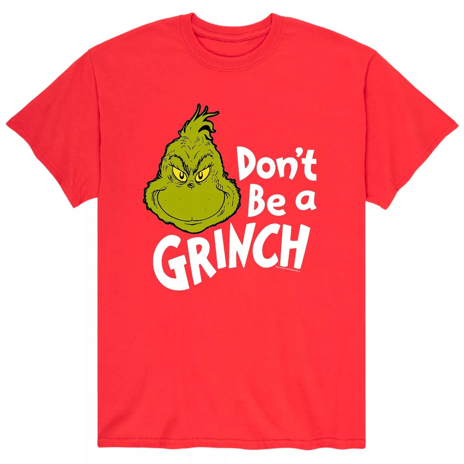 Мужская футболка Dr. Seuss The Grinch Dont Be Tee Licensed Character
Мужская футболка Dr. Seuss The Grinch Dont Be Tee Licensed Character