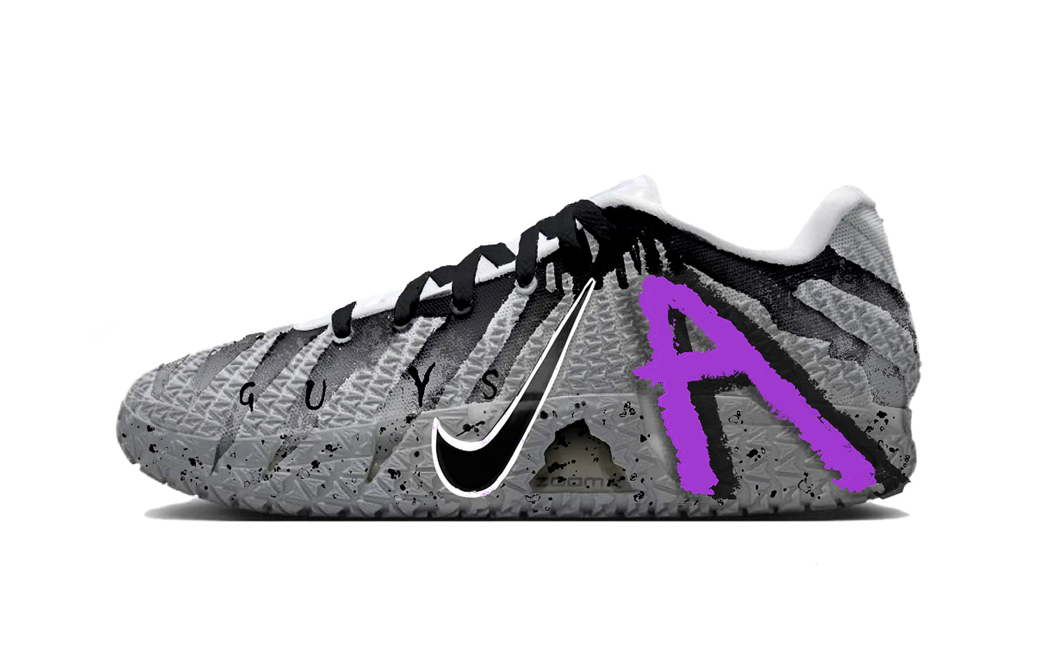 Nike Кроссовки баскетбольные Ja Morant 3 Demon Realm Sky нескользящие низкие мужские серо-черные, цвет Black Gray
Nike Кроссовки баскетбольные Ja Morant 3 Demon Realm Sky нескользящие низкие мужские серо-черные, цвет Black Gray