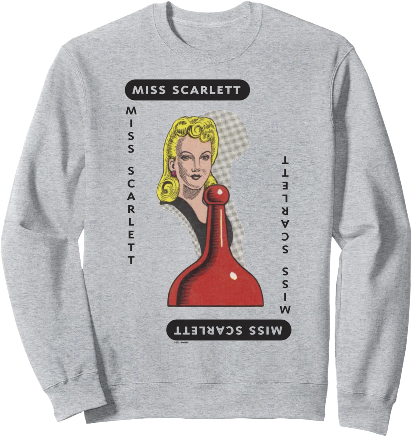 Толстовка с изображением игральных карт Clue и надписью Miss Scarlett для костюма на Хэллоуин, серый
Толстовка с изображением игральных карт Clue и надписью Miss Scarlett для костюма на Хэллоуин, серый