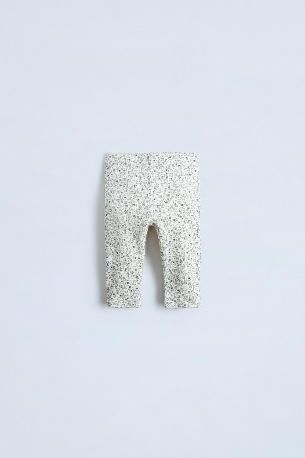 Леггинсы с маленькими животными ZARA, экрю 
Леггинсы с маленькими животными ZARA, экрю