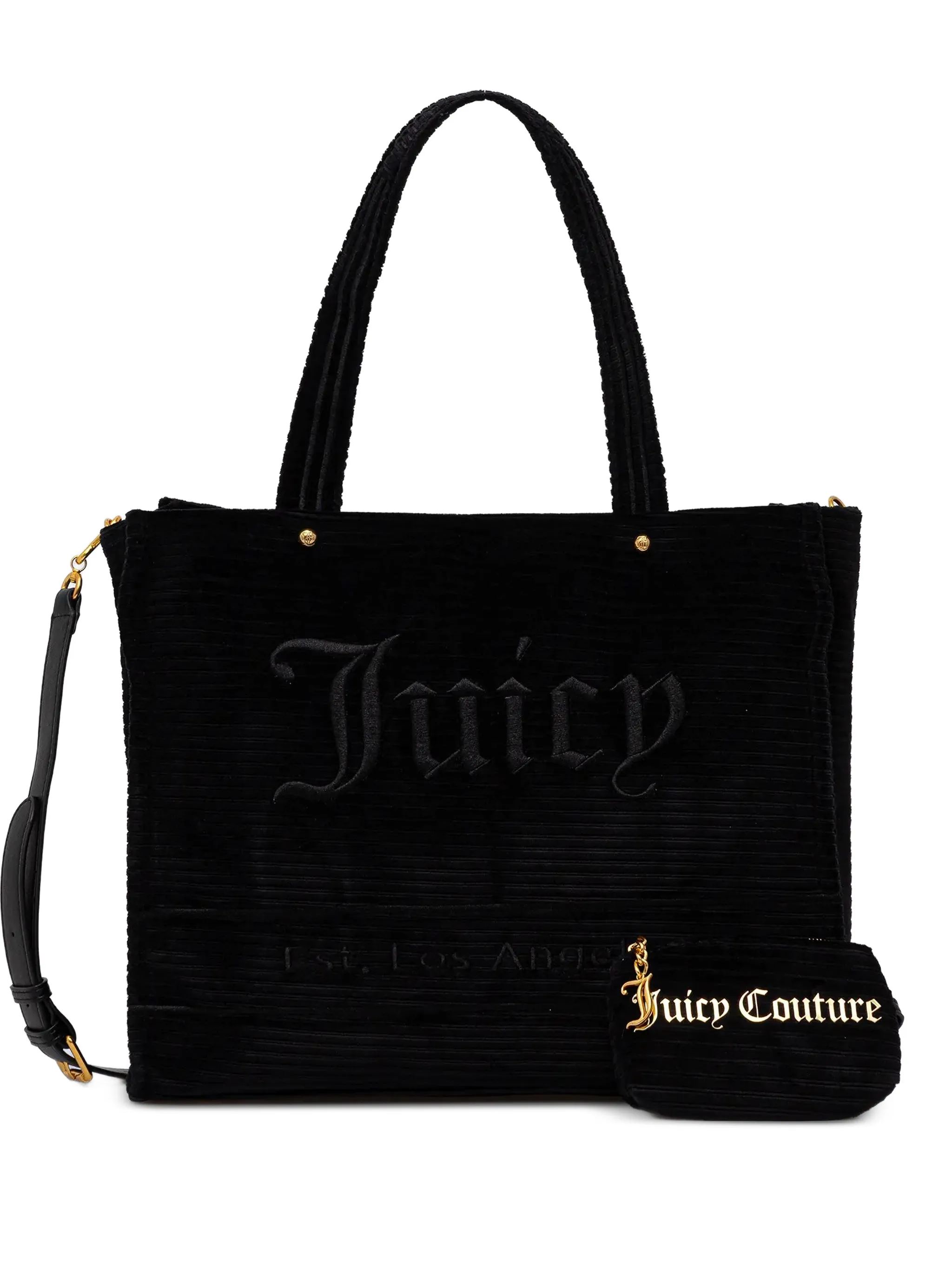 Сумка-тоут с вышитым логотипом Juicy Couture, черный
Сумка-тоут с вышитым логотипом Juicy Couture, черный