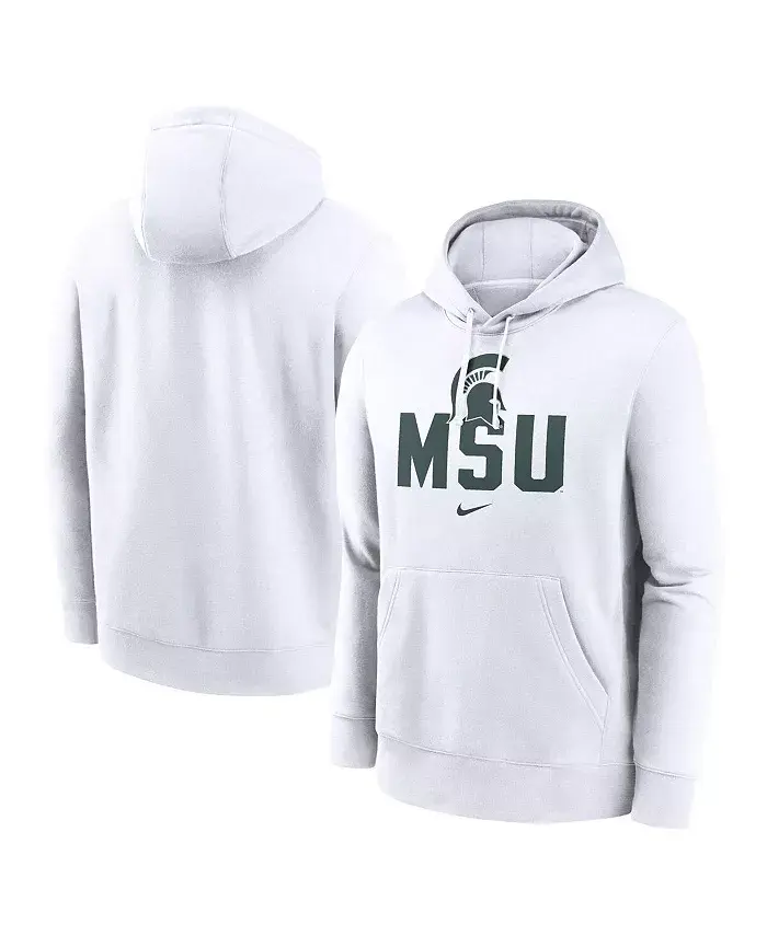 Мужская белая толстовка с капюшоном Michigan State Spartans Primetime Club Fleece Nike
Мужская белая толстовка с капюшоном Michigan State Spartans Primetime Club Fleece Nike