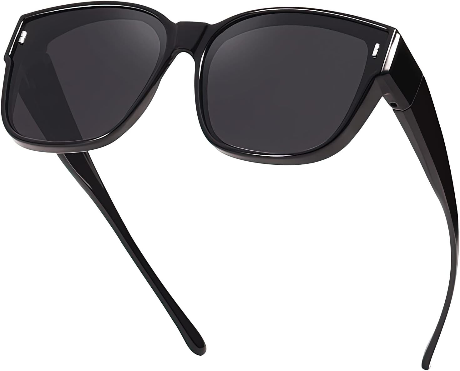 Солнцезащитные очки Myiaur Oversized Fit для женщин, модный вариант ношения поверх обычных очков, поляризованные солнцезащитные очки с защитой UV400 для вождения, A1 Black Frame/Gray Lens
Солнцезащитные очки Myiaur Oversized Fit для женщин, модный вариант ношения поверх обычных очков, поляризованные солнцезащитные очки с защитой UV400 для вождения, A1 Black Frame/Gray Lens