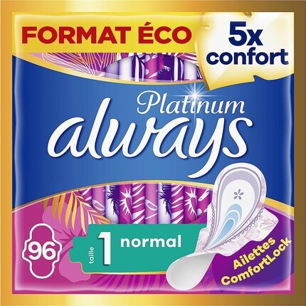Always Platinum Damenbinden with Wings Normal Plus Eco 5 Комфортные размеры Размер 1
Always Platinum Damenbinden with Wings Normal Plus Eco 5 Комфортные размеры Размер 1