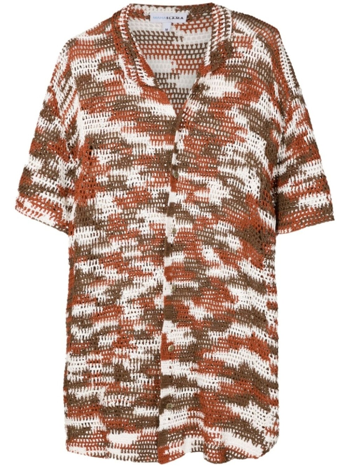 Amir Slama меланжевая рубашка из коллаборации с Mahaslama, коричневый
Amir Slama меланжевая рубашка из коллаборации с Mahaslama, коричневый