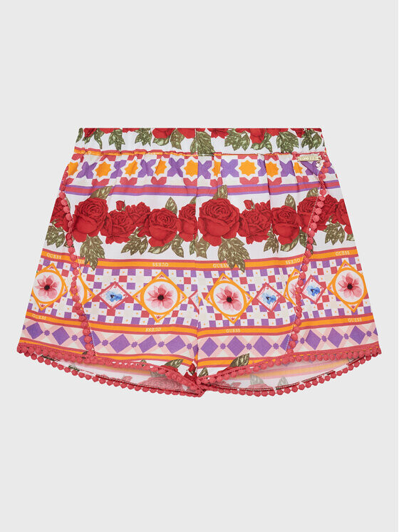 Тканевые шорты свободного кроя Guess, мультиколор
Тканевые шорты свободного кроя Guess, мультиколор