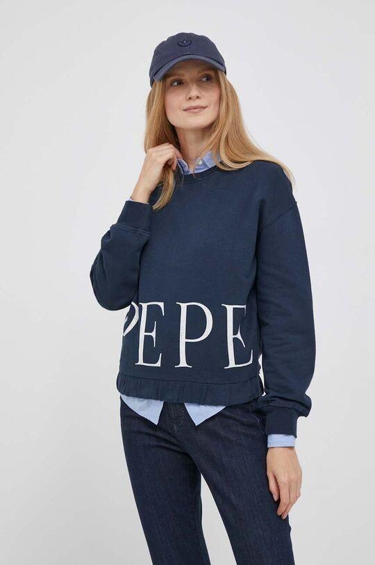 Хлопковая толстовка Victoria Pepe Jeans, темно-синий
Хлопковая толстовка Victoria Pepe Jeans, темно-синий