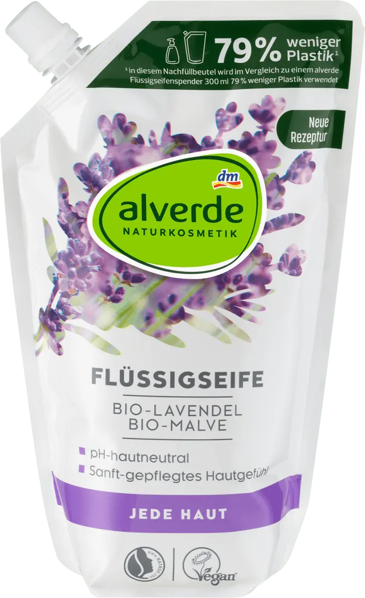 Жидкое мыло органическая лаванда органическая мальва NF 500 мл alverde NATURKOSMETIK
Жидкое мыло органическая лаванда органическая мальва NF 500 мл alverde NATURKOSMETIK