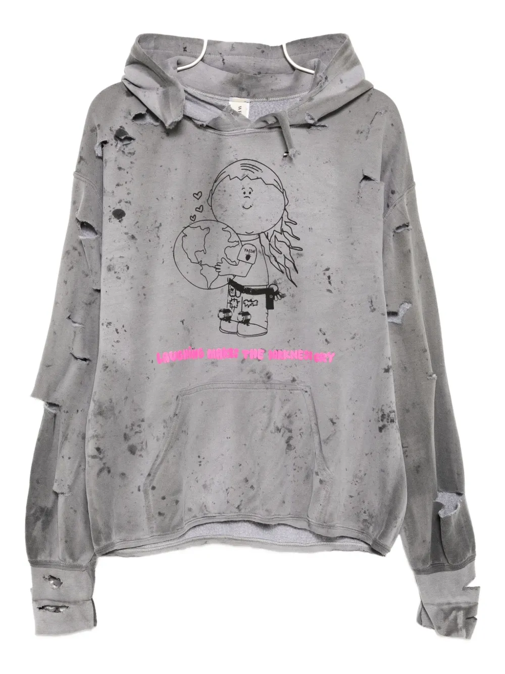 Толстовка с капюшоном и мультяшным принтом WESTFALL, серый
Толстовка с капюшоном и мультяшным принтом WESTFALL, серый