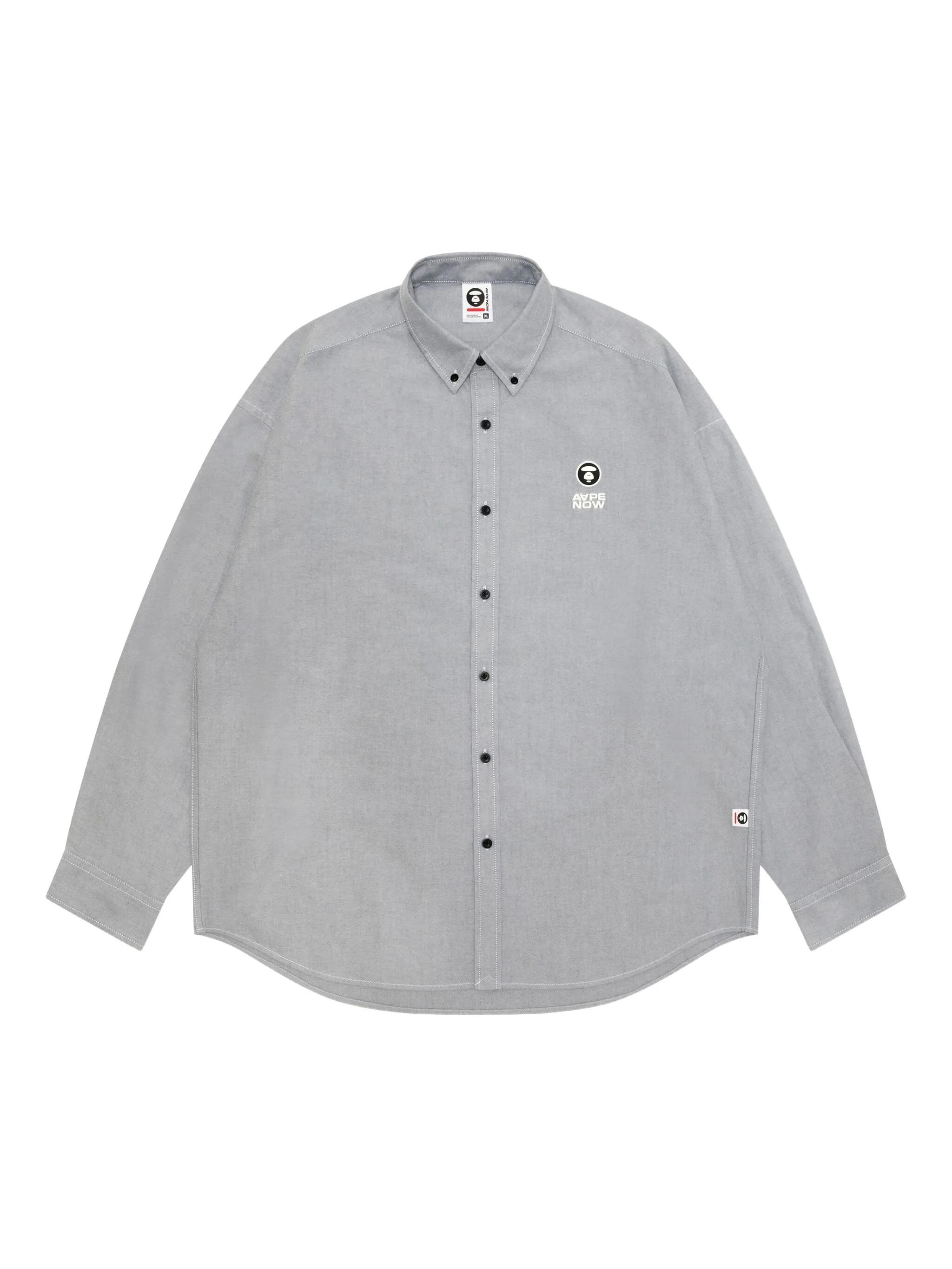 Рубашка с вышитым логотипом Aape By A Bathing Ape, серый
Рубашка с вышитым логотипом Aape By A Bathing Ape, серый