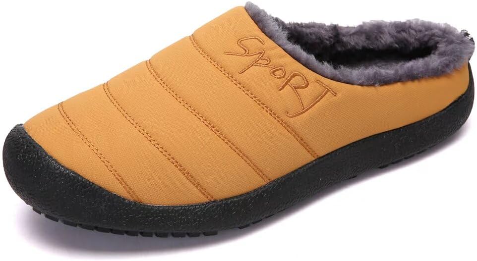 Мужские и женские водоотталкивающие теплые хлопковые тапочки для дома и улицы в холодную погоду Zonkacen, оранжевый
Мужские и женские водоотталкивающие теплые хлопковые тапочки для дома и улицы в холодную погоду Zonkacen, оранжевый