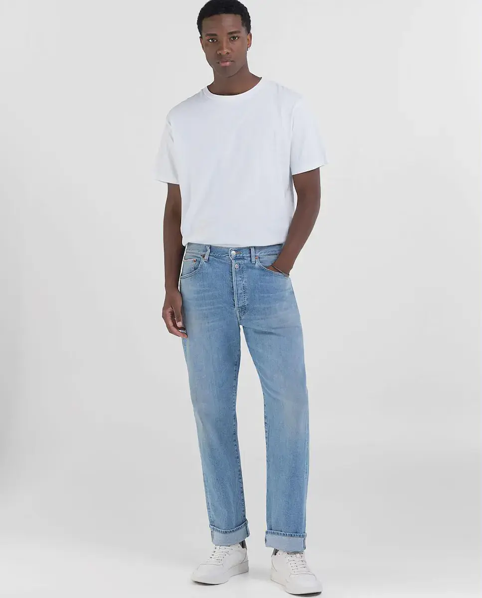 Мужские джинсы прямого кроя с карманами Replay, светло-голубой
Мужские джинсы прямого кроя с карманами Replay, светло-голубой