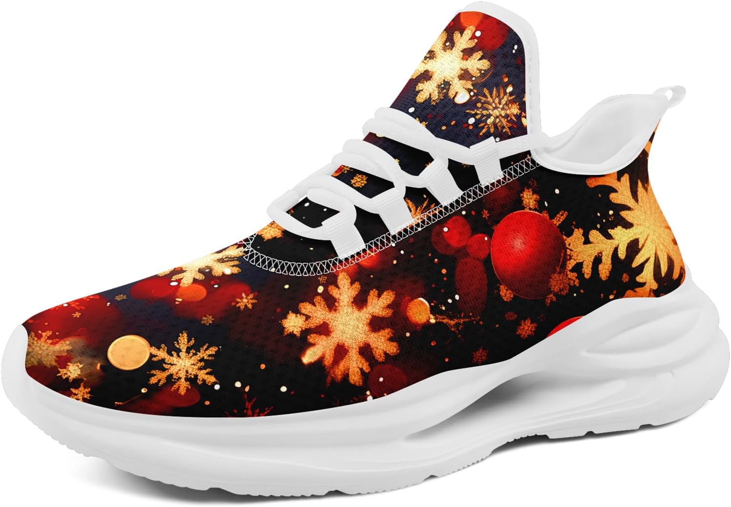 Рождественские кроссовки для женщин и мужчин, легкие, дышащие, модные спортивные кроссовки для бега и тренажерного зала с принтом Санты Awsole, белый/черный/красный/оранжевый
Рождественские кроссовки для женщин и мужчин, легкие, дышащие, модные спортивные кроссовки для бега и тренажерного зала с принтом Санты Awsole, белый/черный/красный/оранжевый