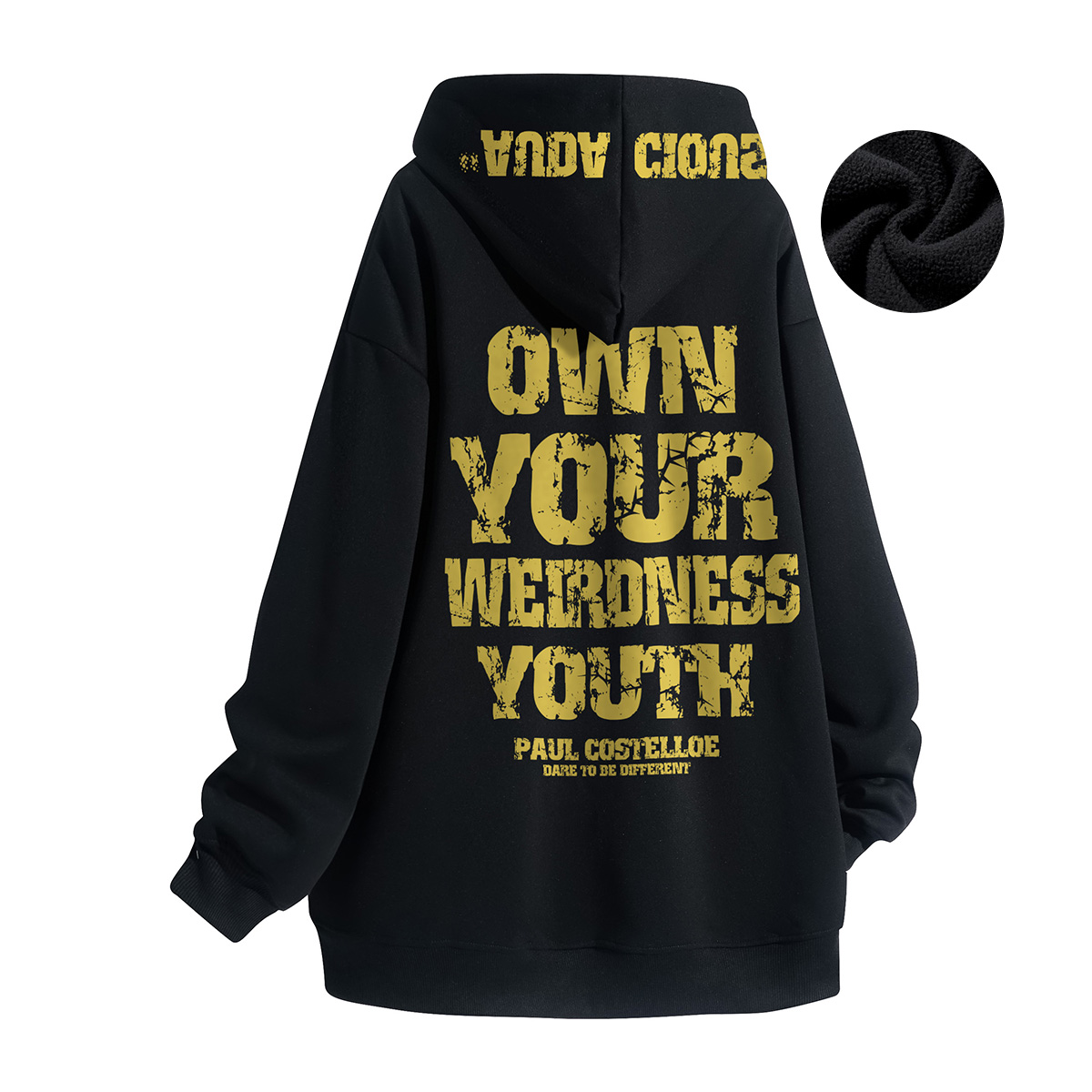 Свитшот унисекс PAUL COSTELLOE, белый 
Свитшот унисекс PAUL COSTELLOE, белый