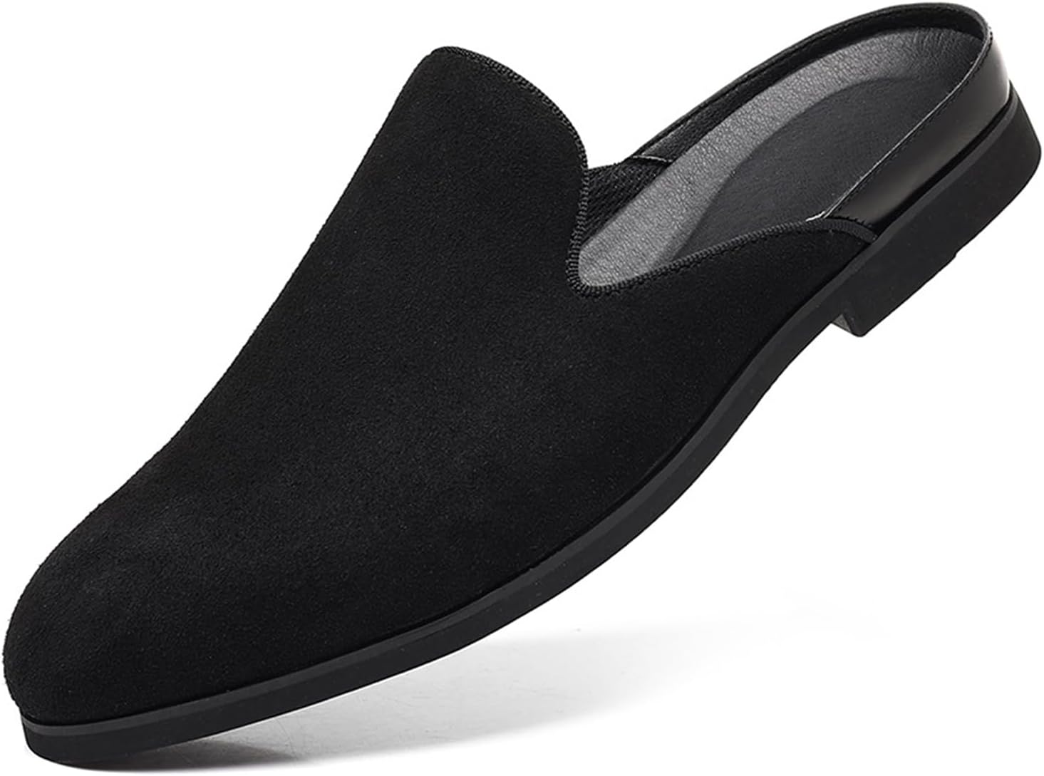 Мужские замшевые мюли с круглым носком и низким каблуком, ретро, удобные, без задника, для работы и повседневной носки Bangteuo, черный
Мужские замшевые мюли с круглым носком и низким каблуком, ретро, удобные, без задника, для работы и повседневной носки Bangteuo, черный