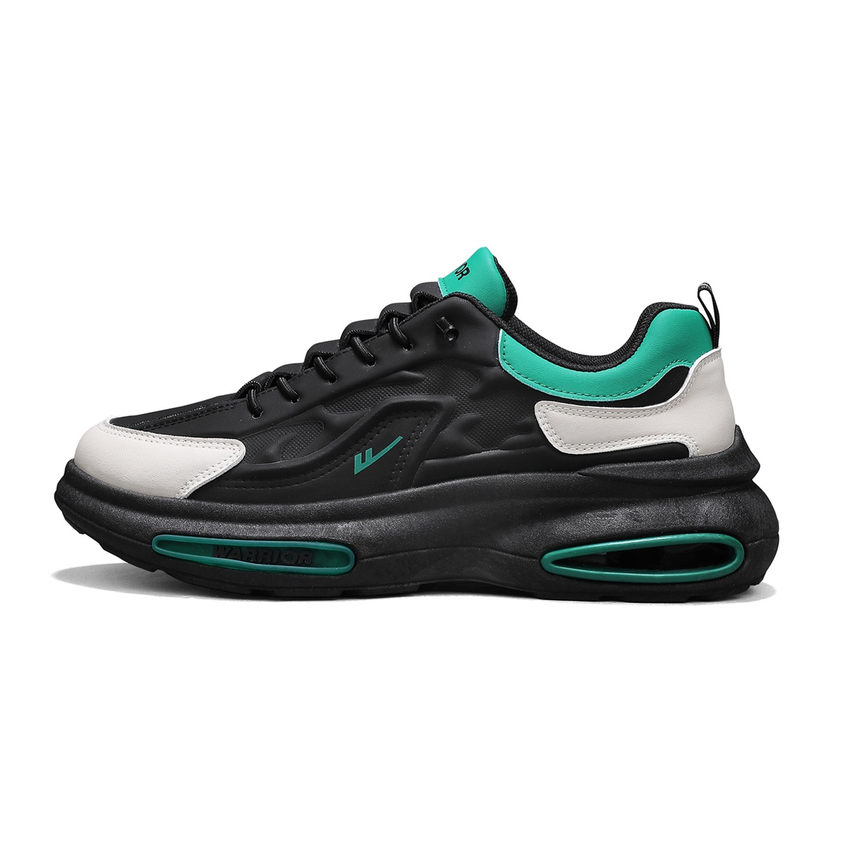 WARRIOR Износостойкие дышащие низкие массивные кроссовки мужские - черный светло-хаки зеленый, цвет Black Light Khaki Green
WARRIOR Износостойкие дышащие низкие массивные кроссовки мужские - черный светло-хаки зеленый, цвет Black Light Khaki Green